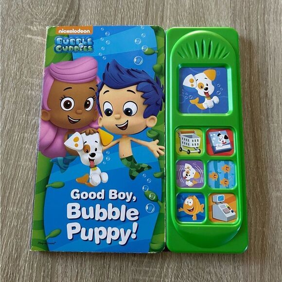 PREOWNED … NICKELODEON “Bubble Guppies” Good Boy,Bubble Puppy! Play A Sound Book - Picture 1 of 2